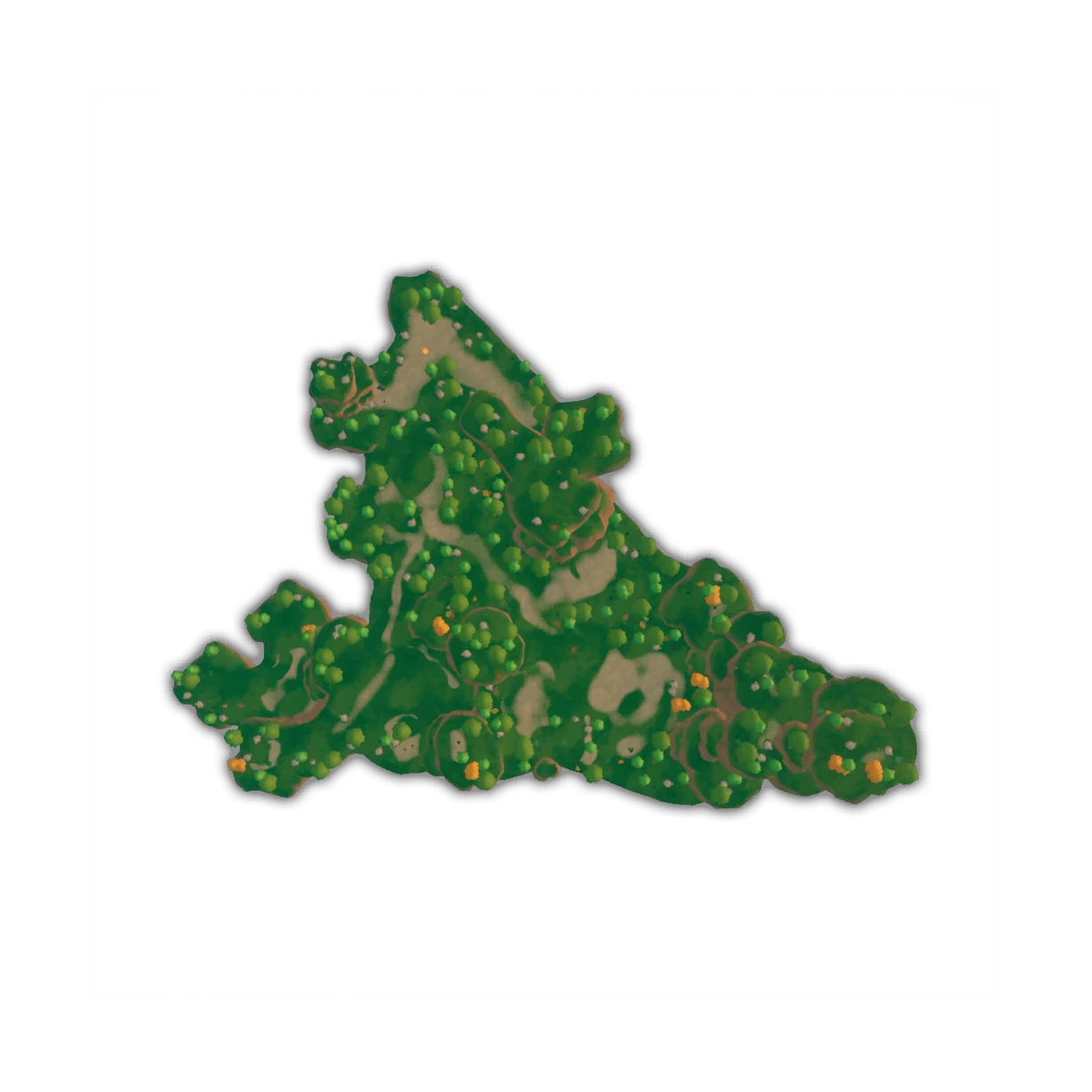 Solarpunk world map